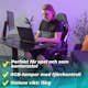 Gamingstol Kuura RGB Svart Justerbar med Inbyggda RGB-Lampor
