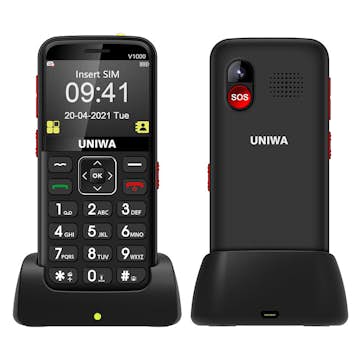 Mobiltelefon Uniwa V1000 För Äldre