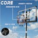 Basketkorg Core 1,5-3,05m