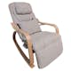 Massagestol Lykke Comfort Linne med Gung- & Värmefunktion & Justerbart Fotstöd