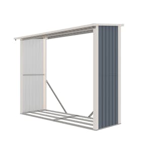 Vedskjul Fornorth 2,15 m² Skjul i Stål för Vedförvaring