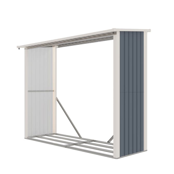 Vedskjul Fornorth 2,15 m² Skjul i Stål för Vedförvaring