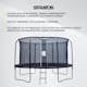 Studsmatta Stratos Premium Black Line 396 cm