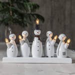 Adventsljusstake Star Trading Snowman 5 Ljus