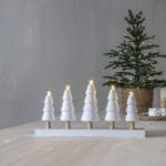 Adventsljusstake Star Trading Skog 5 Ljus