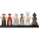 Adventsljusstake Star Trading Forest Friends 5-Armad LED Trä