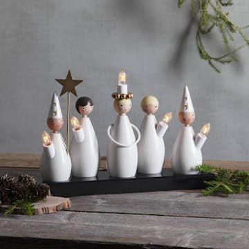 Adventsljusstake Star Trading Luciakör 5 Ljus