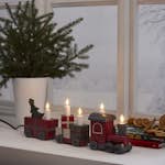 Adventsljusstake Star Trading Christmas Train 5 Ljus