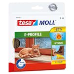 Tätningslist Fönster Tesa E-list Brun 6 m