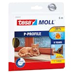 Tätningslist Fönster Tesa P-list Brun 6 m