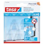Självhäftande Krok Tesa 5 st 0,2 kg 77734