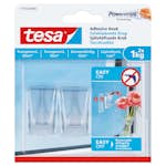 Självhäftande Krok Tesa 2 st 1 kg 77735