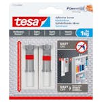 Självhäftande Skruv Tesa Justerbar Tapet 2 st 1 kg