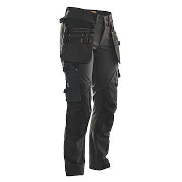 Hantverksshorts Jobman Stretch Svart