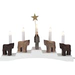 Adventsljusstake Star Trading Staffans Fålar 5L