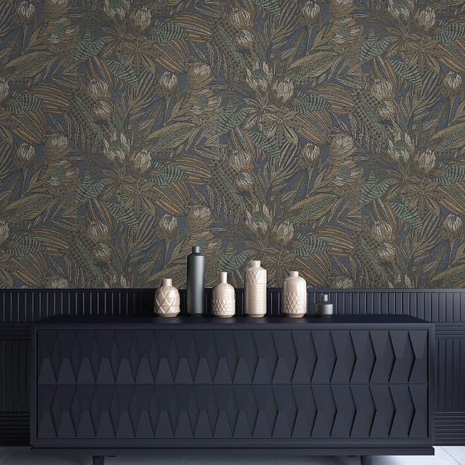 Tapet Holden Alchemy Susara Navy 65823