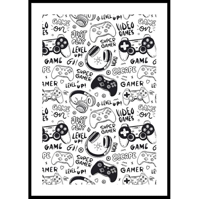 Poster Gallerix Gamer Level Up