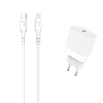 Laddare GEAR 220V 1xUSB-C PD 20W Kabel Lightning till USB-C MFI C94