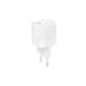 Laddare GEAR 220V 1xUSB-C Vit