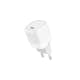 Laddare GEAR 220V 1xUSB-C Vit