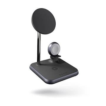 Trådlös Laddare Zens 4-i-1 Magnetisk + Klocka