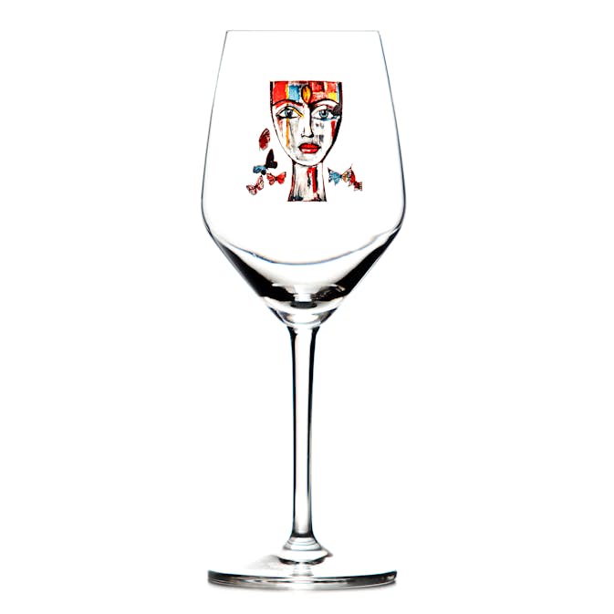 Rosé-/Vitvinsglas Carolina Gynning Butterfly Messenger