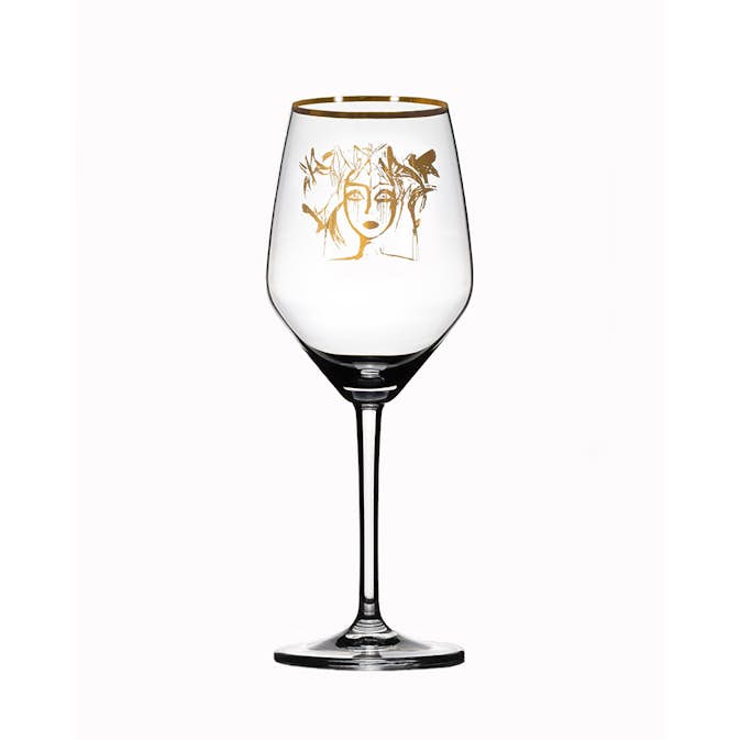 Rosé-/Vitvinsglas Carolina Gynning Gold Edition Slice of Life