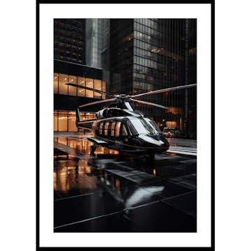 Poster Gallerix Helicopter Street View No1