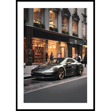 Poster Gallerix Porsche 911 Carrera Street View