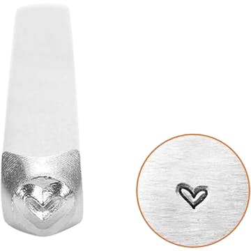 Prägelstämpel Creativ Company Hjärta Stl 3 mm 1 St