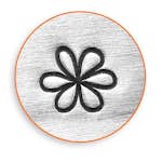 Prägelstämpel Creativ Company Blomma Stl 6 mm 1 St