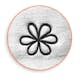 Prägelstämpel Creativ Company Blomma Stl 6 mm 1 St