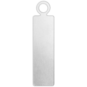 Tag Creativ Company Aluminium Rektangel Stl 20X5 mm Hålstl 1,9 mm Tjocklek 1,3 mm 20 St/1 Förp
