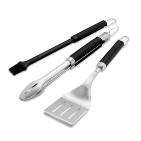 Redskapsset Weber Precision 3-delar: Grillspade, Tång & Pensel