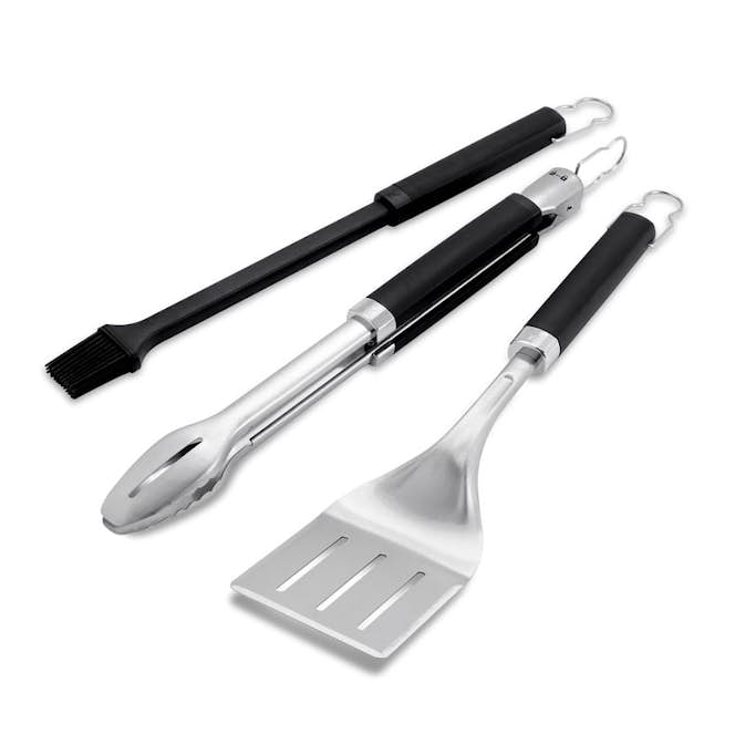 Redskapsset Weber Precision 3-delar: Grillspade, Tång & Pensel