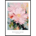 Poster Gallerix Pivoine Rose