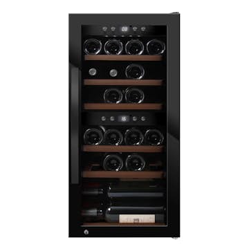 Fristående vinkyl mQuvée WineExpert 24 Fullglass Black