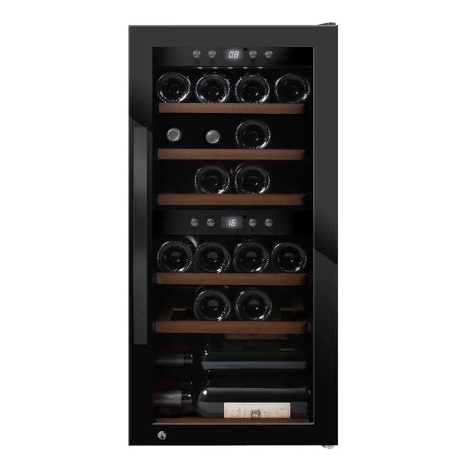 Fristående vinkyl mQuvée WineExpert 24 Fullglass Black