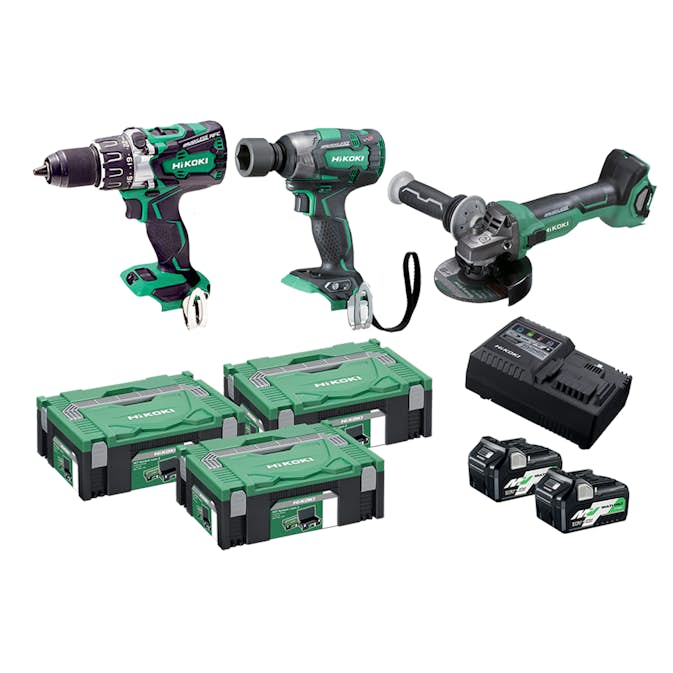 Verktygspaket Hikoki Power Tools Industri 3 Mask Med Batteri