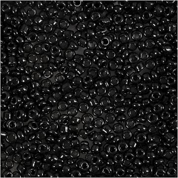 Rocaipärlor Creativ Company Svart D2 mm Stl 12/0 Hålstl 0,8 mm 25 g/1 Förp