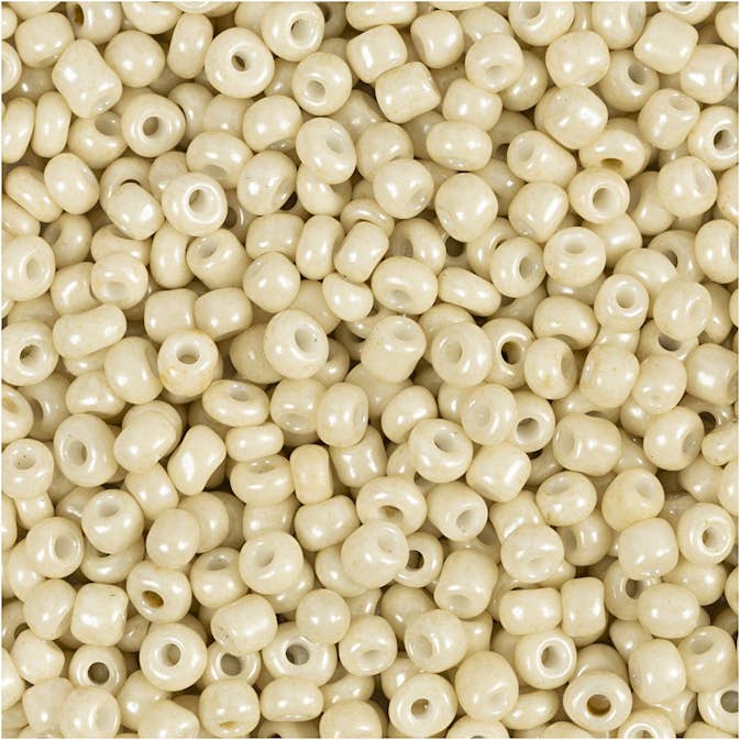 Rocaillepärlor Creativ Company Off white 3 mm