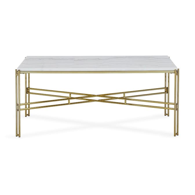 Soffbord In Living Ponza 110 cm Marmor
