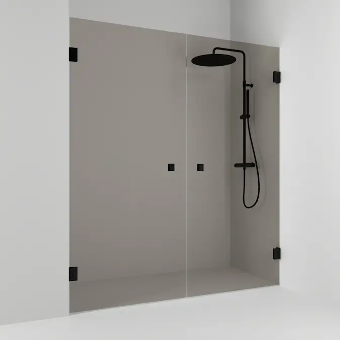 Duschdörr Svedbergs 180° Rak Dubbel