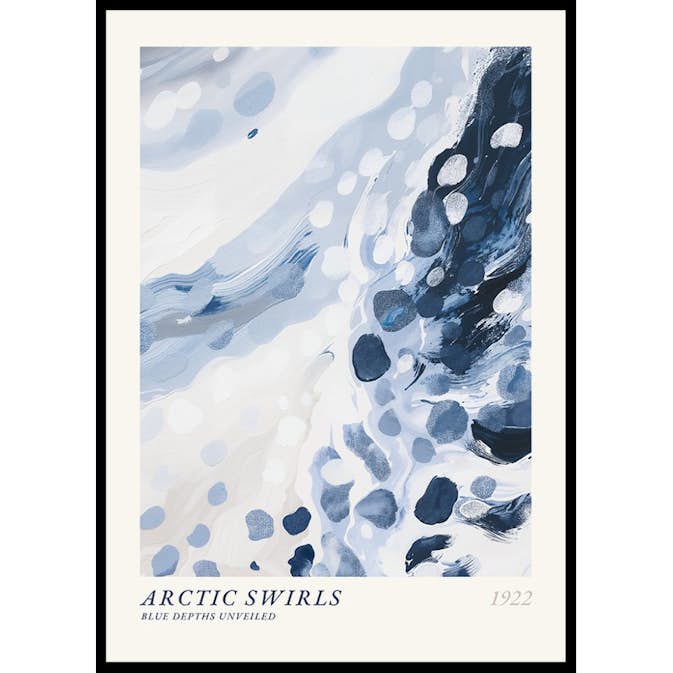 Poster Gallerix Arctic Swirls No1