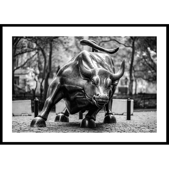 Poster Gallerix Charging Bull No2