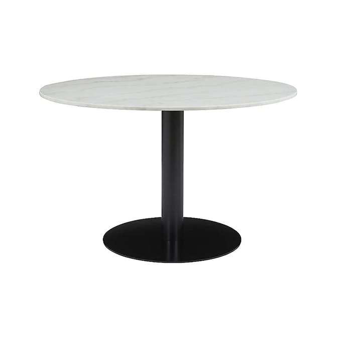 Matbord In Living Capri 106 cm Runt Marmor