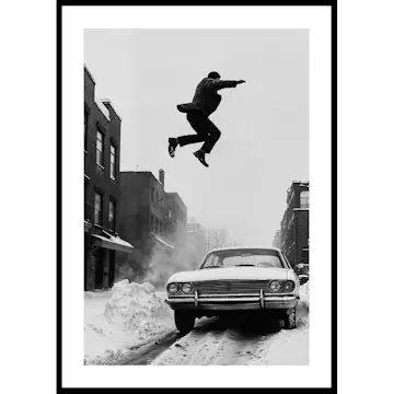 Poster Gallerix Airborn Over Car