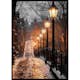 Poster Gallerix Illuminated Winter Street