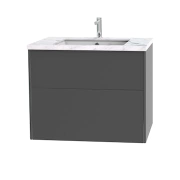 Tvättställsskåp Miller Badrum Brooklyn 80 med Lådor för Bänkskiva