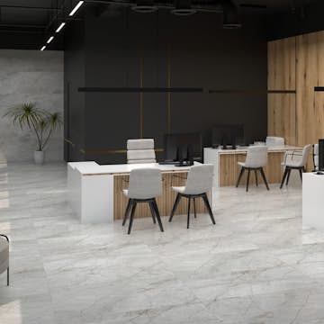 Klinker Netto Ceramika Marmo Paradiso Grey Matt Carving 60x60 cm